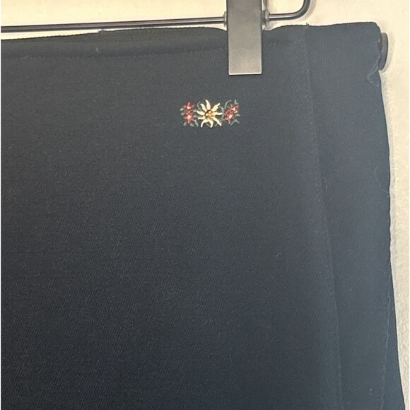 Post Card Ski Pants Women's Size 10 Black Postcard Bodycon Luxury Apres' Italy - Picture 4 of 6